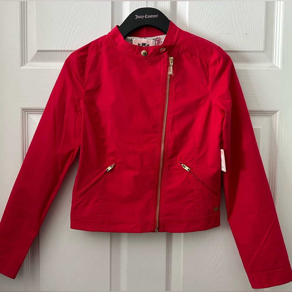 NWT JUICY COUTURE Big Girl Poppy Twill Jacket